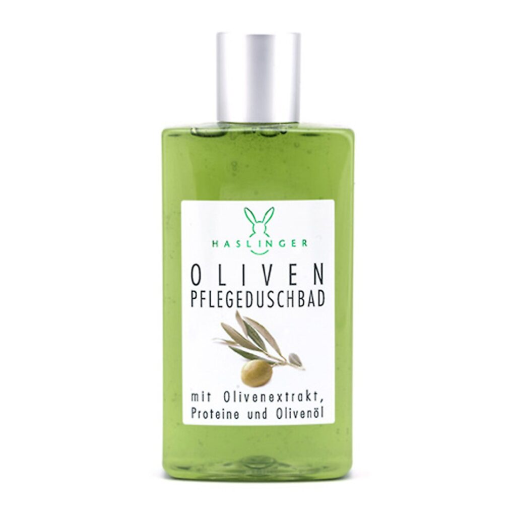 Oliven Duschbad und Shampoo